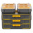 Ящик для інструментів DeWALT TOUGHSYSTEM 2.0, 555х355х305 мм., модуль на 3 ящики (DWST08330-1)