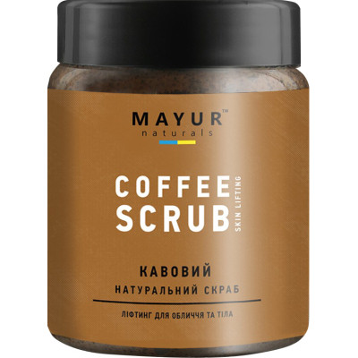 Скраб для обличчя Mayur кавовий 250 мл (4820230952216)