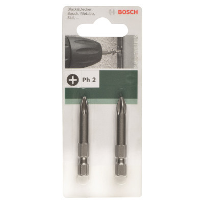 Набір біт Bosch PH2 XH, 49мм, 2шт (2.609.255.920)