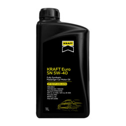 Моторна олива KRAFT Euro SN 5W-40, 1л (708137)
