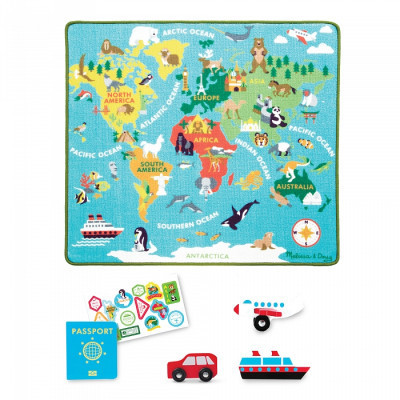 Дитячий килимок Melissa&amp;Doug Мапа світу (MD15194)