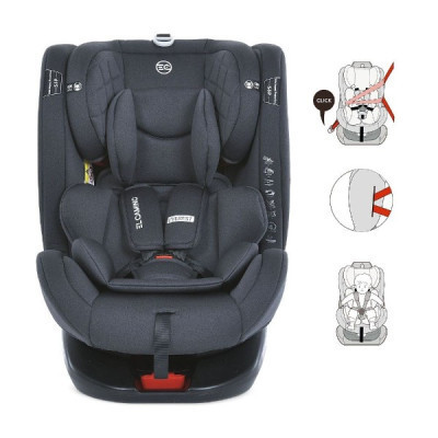 Автокрісло El Camino ME 1114 Everest Dark Grey (ME 1114 dark grey)