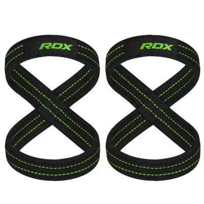 Кистьові лямки RDX Gym Lifting 8 Figure Straps Army Green S (WAC-W8AGN-S)
