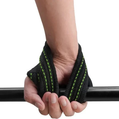 Кистьові лямки RDX Gym Lifting 8 Figure Straps Army Green S (WAC-W8AGN-S)