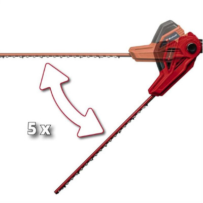 Кущоріз Einhell телескопічний GC-HH 5056 500Вт, 56/47мм, шаг 20мм, штанга 1.7-2.5м (3403870)
