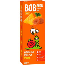 Цукерка Bob Snail Равлик Боб Хурма Шарон, 30 г (4820219341550)