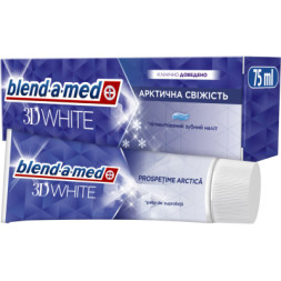 Зубна паста Blend-a-med 3D White Арктична свіжість 75 мл (8006540793039)