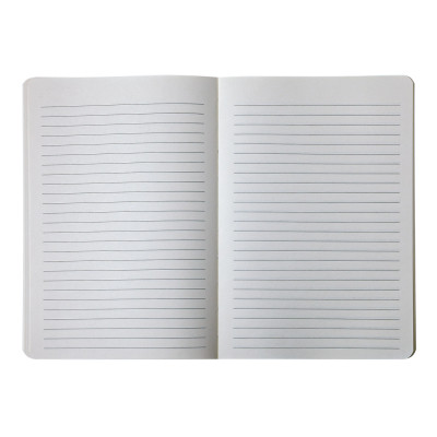 Книга записна Buromax BRIEF, L2U А5 96 аркушів лінія, чорний (BM.295204-01)