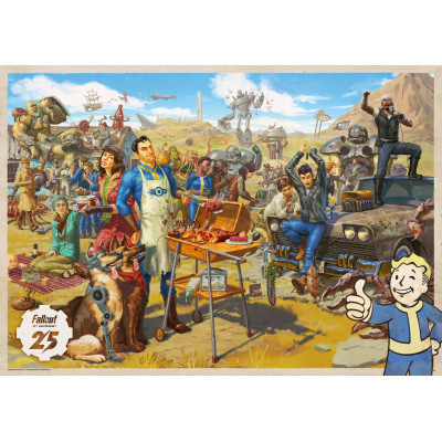 Пазл GoodLoot Fallout 25th Anniversary 1000 елементів (5908305242918)