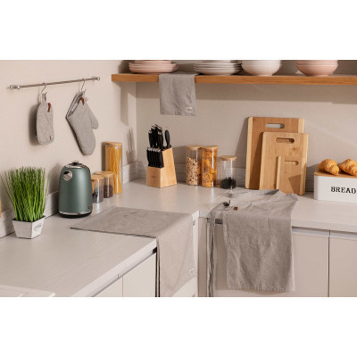 Серветка на стіл Ardesto Oliver сірий 40х40 см, 100% бавовна (ART06OD)