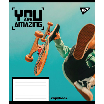 Зошит Yes You are amazing А5 24 аркушів лінія (767939)
