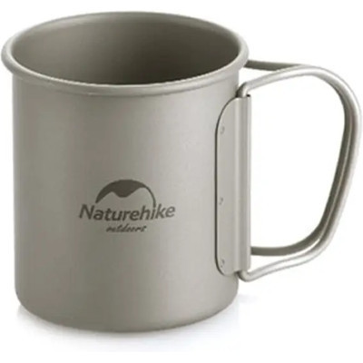 Чашка туристична Naturehike NH20CJ005 титанова з ручкою 200 мл (6927595745762)