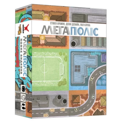 Настільна гра Geekach Games Мегаполіс. Повне видання (Sprawlopolis) (GKCH201sp)