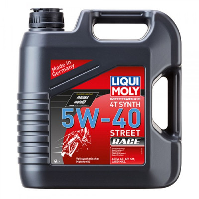 Моторна олива Liqui Moly Motorbike 4T Synth Street Race 5W-40 4л. (1685)
