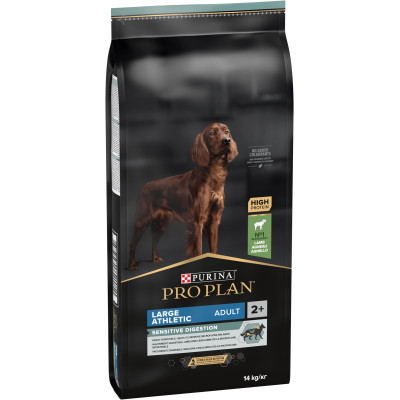 Сухий корм для собак Purina Pro Plan Large Athletic Adult 2+ Sensitive Digestion Для великих порід атлетичної статури З ягням 14 кг (7613035415591)