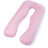 Подушка MirSon для вагітних і відпочинку Satin Stripe №8026 U-подібна Pink (2200006178644)