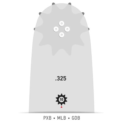 Шина для ланцюгової пили Oregon 0.325&#039;&#039;, 1.3 мм 16&#039;&#039;/40 см (160MLBK041)