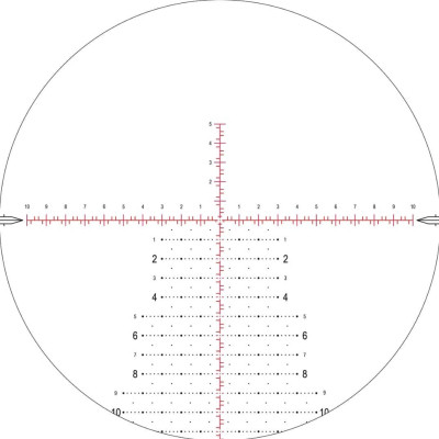 Оптичний приціл Nightforce NX8 4-32x50 F1 ZeroS. Сітка Mil-XT з підсвічуванням Dark Earth (C667)