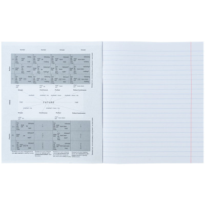 Зошит Kite предметний Sketch 48 аркушів, англійська мова лінія (K24-240-18)