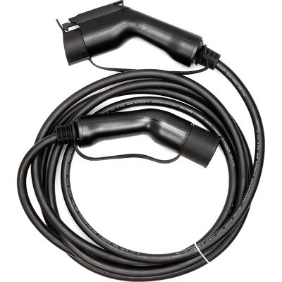Зарядний кабель для електромобіля HiSmart Type 1 - Type 2, 32A, 7.2кВт, 1 фазный, 5м (EV200009)