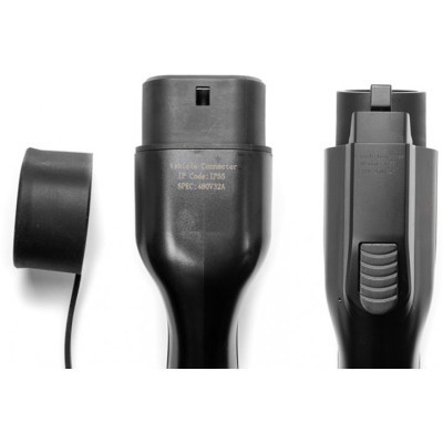 Зарядний кабель для електромобіля HiSmart Type 1 - Type 2, 32A, 7.2кВт, 1 фазный, 5м (EV200009)