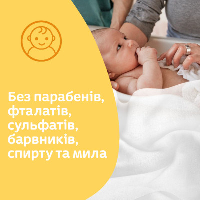 Дитячі вологі серветки Johnson’s baby Екстра ніжні 0+ 56 шт (3574661599250)