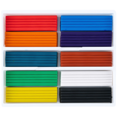 Пластилін Kite Classic 10 кольорів, 200 г (K-084)