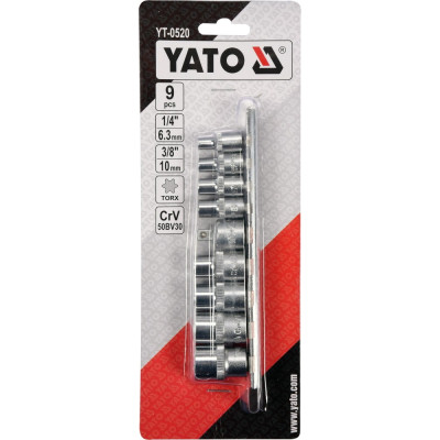 Набір головок Yato YT-0520