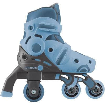 Роликові ковзани Globber 2в1 сіро-сині р.26-29, до 20кг, 3+ (780-200)