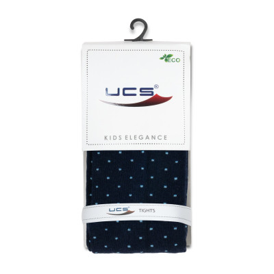 Колготки дитячі UCS Socks у крапочку (M0C0301-2422-13G-blue)
