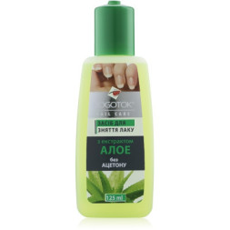 Рідина для зняття лаку Nogotok Екстракт алое Без ацетону 125 мл (4823077512117)