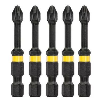 Набір біт DeWALT IMPACT TORSION, ударні, Philips, Ph2, L = 50 мм, 5 шт (DT7998T)