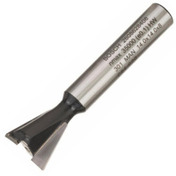 Фреза Bosch Professional пазова ЛГ, Std, S8, D14, L14 15° (2.608.628.408)