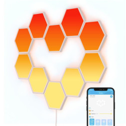 Світильник Govee H6061 Glide Hexa Light Panels 10шт RGB Білий (B6061301)