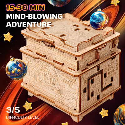 Головоломка EscapeWelt Дерев&#039;яна Orbital Box (50005)
