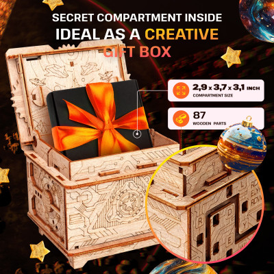 Головоломка EscapeWelt Дерев&#039;яна Orbital Box (50005)