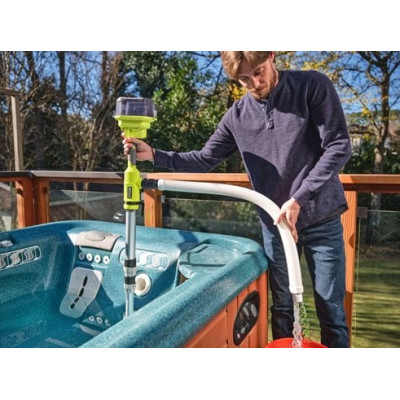 Садовий насос Ryobi RY18STPA-0 Ryobi, 18В ONE+, 360л/г, телескопічний, підйом 7м, 0.7 бар (без АКБ та ЗП) (5133005716)