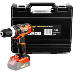 Шуруповерт GTM DS18/40P, 18В, 40Нм, 2шв, (без АКБ та ЗП) (DS18/40P_BARE TOOL)