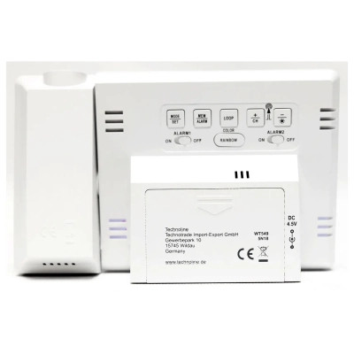 Настільний годинник Technoline WT549 проекційний White (DAS301195)