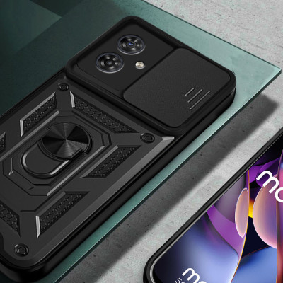 Чохол до мобільного телефона BeCover Military Motorola Moto G54 / G54 Power Black (711002)