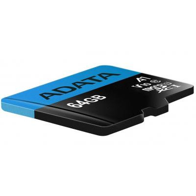 Карта пам&#039;яті ADATA 64GB microSD class 10 UHS-I A1 Premier (AUSDX64GUICL10A1-RA1)