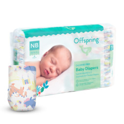 Підгузки Offspring FairyTale, розмір NB, до 4 кг 56 шт (DP-OI-FAT-NB56P-FRT)