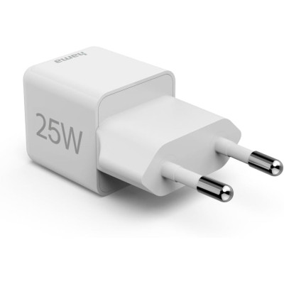 Зарядний пристрій Hama 25W USB-С PD white (00201981)