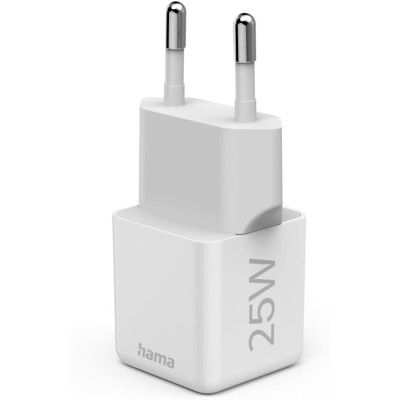 Зарядний пристрій Hama 25W USB-С PD white (00201981)
