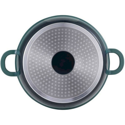Сотейник Bergner Excalibur з кришкою 24 см Green (BG-36103-GR)