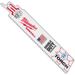 Полотно Milwaukee для шабельної пили, TORCH 150мм, крок 1,4мм, 5шт, метал (48005784)