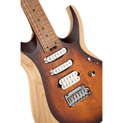 Електрогітара Cort X700 Triality (Open Pore Vintage Burst)