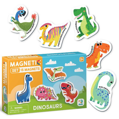 Пазл DoDo Набір магнітів Динозаврики (200257)