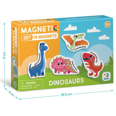 Пазл DoDo Набір магнітів Динозаврики (200257)