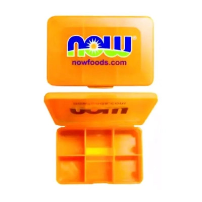 Таблетниця Now Foods Органайзер для таблеток, таблетка, Pocket Pack Vitamin Case Small, (NF8300)